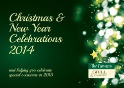 Christmas & New Year Celebrations 2014 - The Farmers