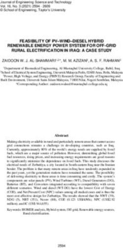 FEASIBILITY OF PV-WIND-DIESEL HYBRID RENEWABLE ENERGY POWER SYSTEM FOR OFF-GRID RURAL ELECTRIFICATION IN IRAQ: A CASE STUDY