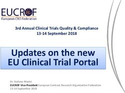 Updates on the new EU Clinical Trial Portal - 3rd Annual Clinical Trials Quality & Compliance 13-14 September 2018 - EUCROF