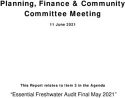 Planning, Finance & Community Committee Meeting - "Essential Freshwater Audit Final May 2021" - Marlborough ...