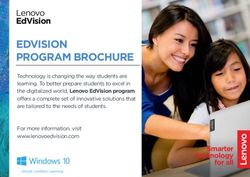EDVISION PROGRAM BROCHURE - EDVISION LENOVO