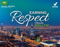 SAUDI ARABIA SEPTEMBER 2020 - Vestige