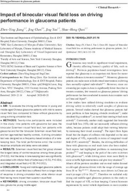 Impact of binocular visual field loss on driving performance in glaucoma patients
