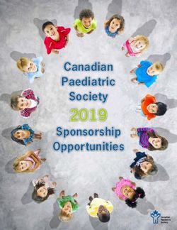 2019 Society Canadian Paediatric Sponsorship Opportunities