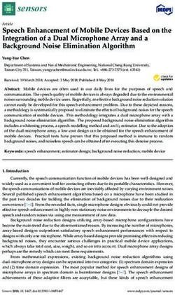 Speech Enhancement of Mobile Devices Based on the Integration of a Dual Microphone Array and a Background Noise Elimination Algorithm - MDPI