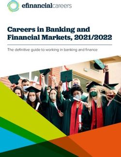 Careers in Banking and Financial Markets, 2021/2022 - The definitive guide to working in banking and finance