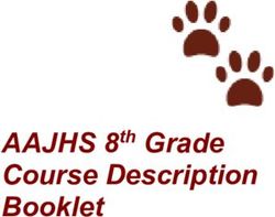 Course Description Booklet - AAJHS 8th Grade