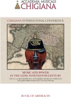 BOOK OF ABSTRACTS - Chigiana Digital