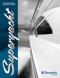 AIR CONDITIONING & SANITATION SYSTEMS - Royal Yacht Marine