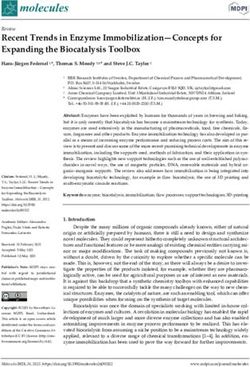 Recent Trends in Enzyme Immobilization-Concepts for Expanding the Biocatalysis Toolbox - Almac