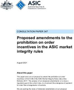 Proposed amendments to the prohibition on order incentives in the ASIC market integrity rules