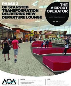 PHASE 2 OF STANSTED TRANSFORMATION DELIVERING NEW DEPARTURE LOUNGE
