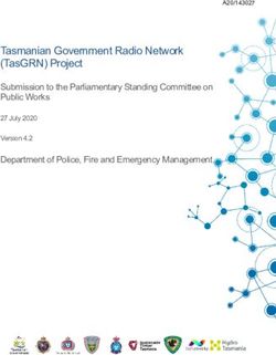 Tasmanian Government Radio Network (TasGRN) Project - Submission to the Parliamentary Standing Committee on Public Works Department of Police ...