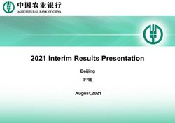 2021 Interim Results Presentation - Beijing IFRS August,2021