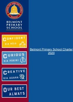 Belmont Primary School Charter 2020