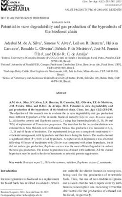 Potential in vitro degradability and gas production of the byproducts of