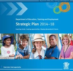 Strategic Plan 2014-18 - Department of Education, Training and Employment Inspiring minds. Creating opportunities. Shaping Queensland's future.