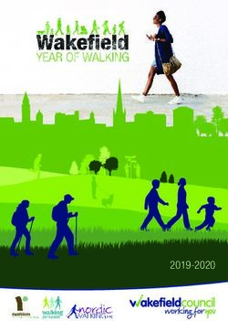 2019-2020 Walking for Health