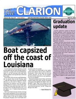 Boat capsized off the coast of Louisiana - Brevard College