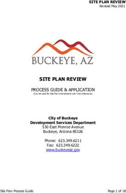 SITE PLAN REVIEW PROCESS GUIDE & APPLICATION - City of Buckeye