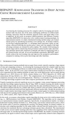 REPAINT: KNOWLEDGE TRANSFER IN DEEP ACTOR-CRITIC REINFORCEMENT LEARNING