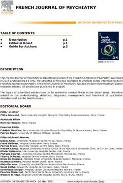 FRENCH JOURNAL OF PSYCHIATRY - Elsevier