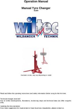 OPERATION MANUAL MANUAL TYRE CHANGER - WILTEC WILDANGER ...