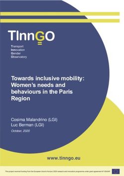 Towards inclusive mobility: Women's needs and behaviours in the Paris Region - Cosima Malandrino (LGI) Luc Berman (LGI)