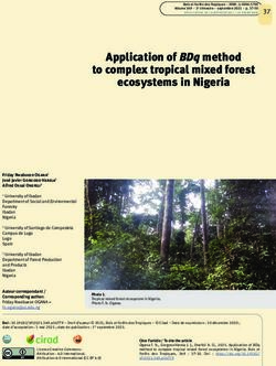 Application of BDq method to complex tropical mixed forest ecosystems in Nigeria