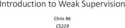 Introduction to Weak Supervision - Chris Ré CS229