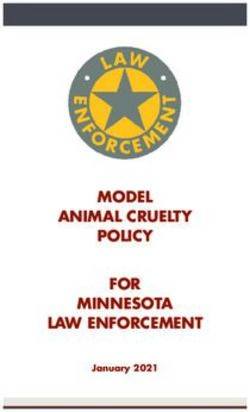 MODEL ANIMAL CRUELTY POLICY FOR MINNESOTA LAW ENFORCEMENT - January 2021 - Animal Folks