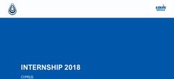 INTERNSHIP 2018 CYPRUS - Ignatianum
