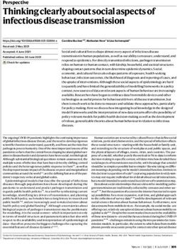 Thinking clearly about social aspects of infectious disease transmission