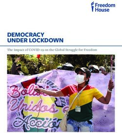DEMOCRACY UNDER LOCKDOWN - The Impact of COVID-19 on the Global Struggle for Freedom