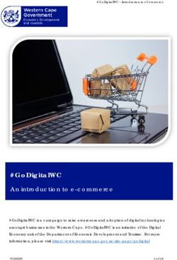 #GODIGITALWC AN INTRODUCTION TO E-COMMERCE - WESTERN CAPE GOVERNMENT