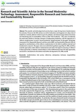 Research and Scientific Advice in the Second Modernity: Technology Assessment, Responsible Research and Innovation, and Sustainability Research - MDPI