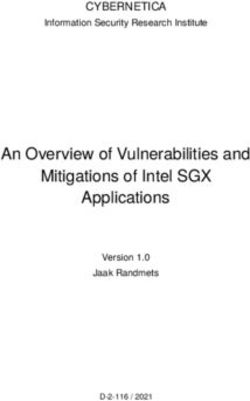 An Overview of Vulnerabilities and Mitigations of Intel SGX Applications - CYBERNETICA