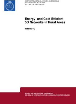 Energy- and Cost-Efficient 5G Networks in Rural Areas - YITING YU - KTH ROYAL INSTITUTE OF TECHNOLOGY SCHOOL OF INFORMATION AND COMMUNICATION ...