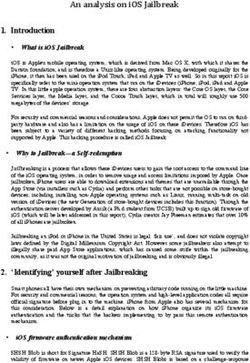 An analysis on iOS Jailbreak