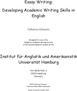 Essay Writing: Developing Academic Writing Skills in English
