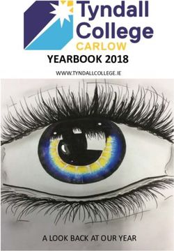 YEARBOOK 2018 - A LOOK BACK AT OUR YEAR - WWW.TYNDALLCOLLEGE.IE - Tyndall College Carlow