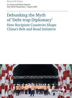 Debunking the Myth of 'Debt-trap Diplomacy' - How Recipient Countries Shape China's Belt and Road Initiative - Chatham House