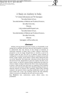 A Study on Adultery in India - 1S. Venkata Subramanian and 2M. Kannappan 1Saveetha School of Law, Saveetha Institute of Medical and Technical ...
