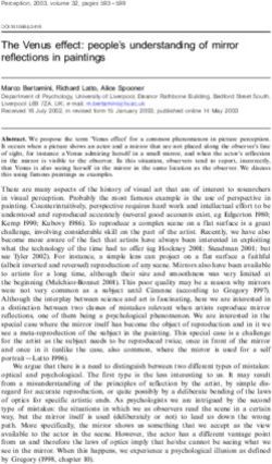 The Venus effect: people's understanding of mirror reflections in paintings