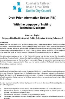 Draft Prior Information Notice (PIN) With the purpose of inviting Technical Dialogue