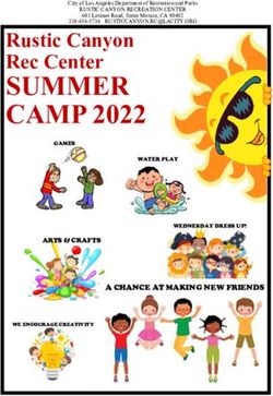 SUMMER CAMP 2022 Rustic Canyon Rec Center - LAPARKS.org