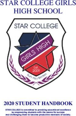STAR COLLEGE GIRLS HIGH SCHOOL - 2020 STUDENT HANDBOOK - Star College Boys ...