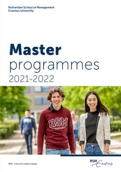 Master programmes 2021-2022 - Rotterdam School of Management Erasmus University