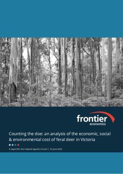 Counting the doe: an analysis of the economic, social & environmental cost of feral deer in Victoria