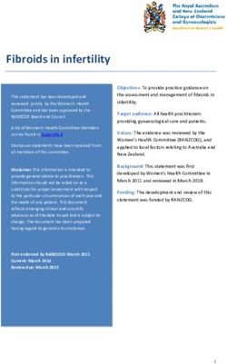 Fibroids in infertility - RANZCOG